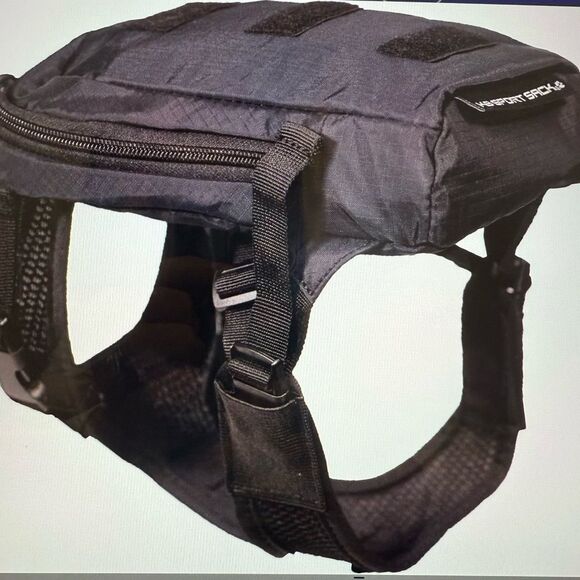 K9 Sport Sack Walk-On Packable Backpack Dog Carrier, Black Large - Picture 4 of 7